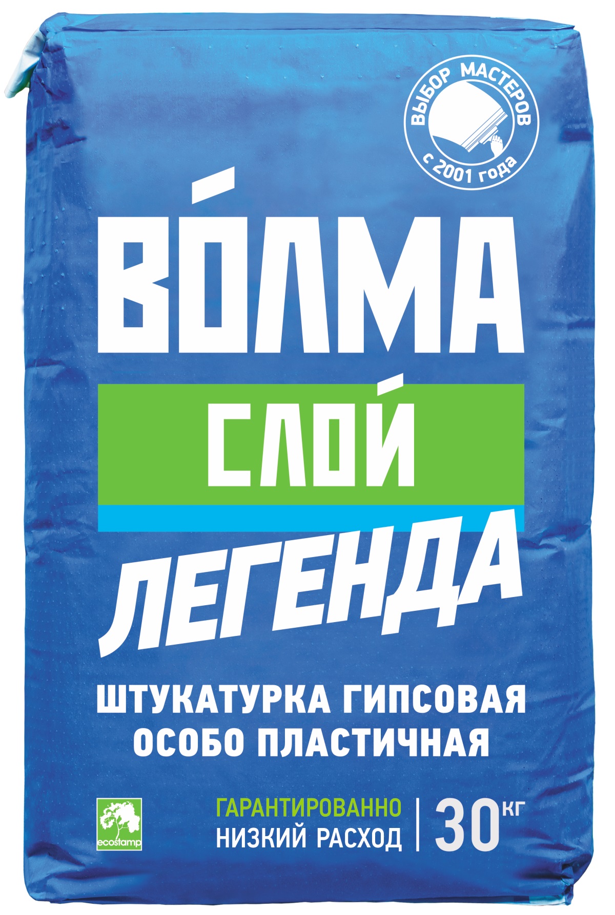 Штукатурка гипсовая ВОЛМА Слой 30 кг — цена в Стерлитамаке, купить в  интернет-магазине, характеристики и отзывы, фото